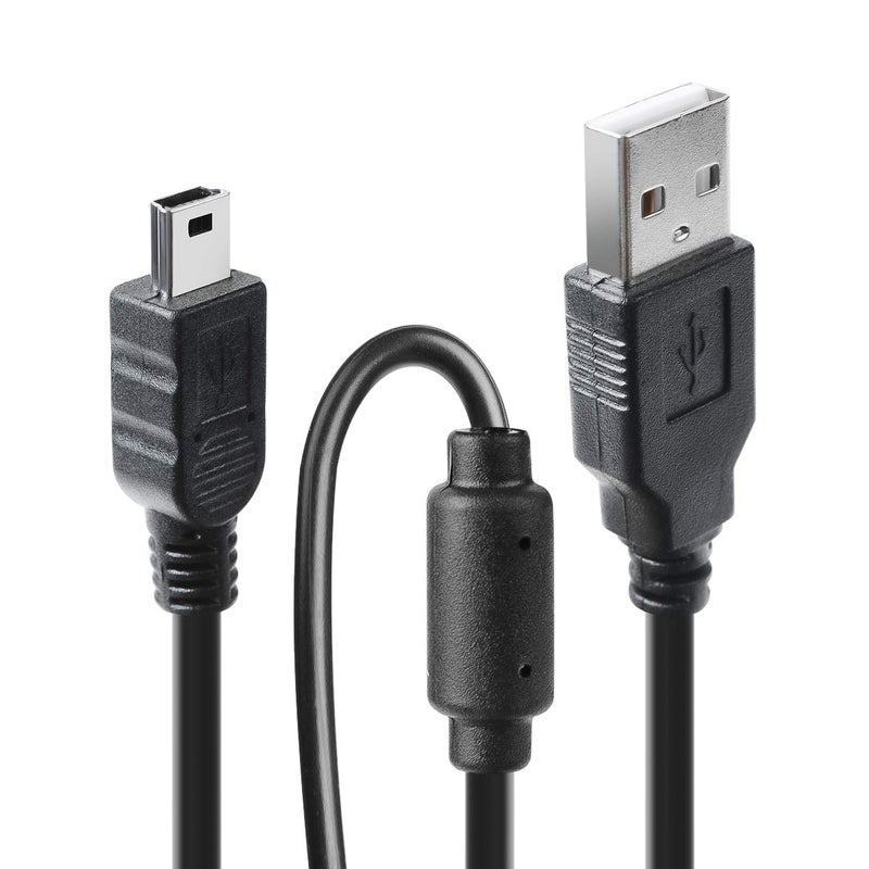 VSEER 2 Pack 10ft PS3 Controller Charger Cable - Mini USB Data Charging Cord for PS Move/PS3/PS3 Slim Controller, TI84 Plus CE, Digital Camera - Image 2